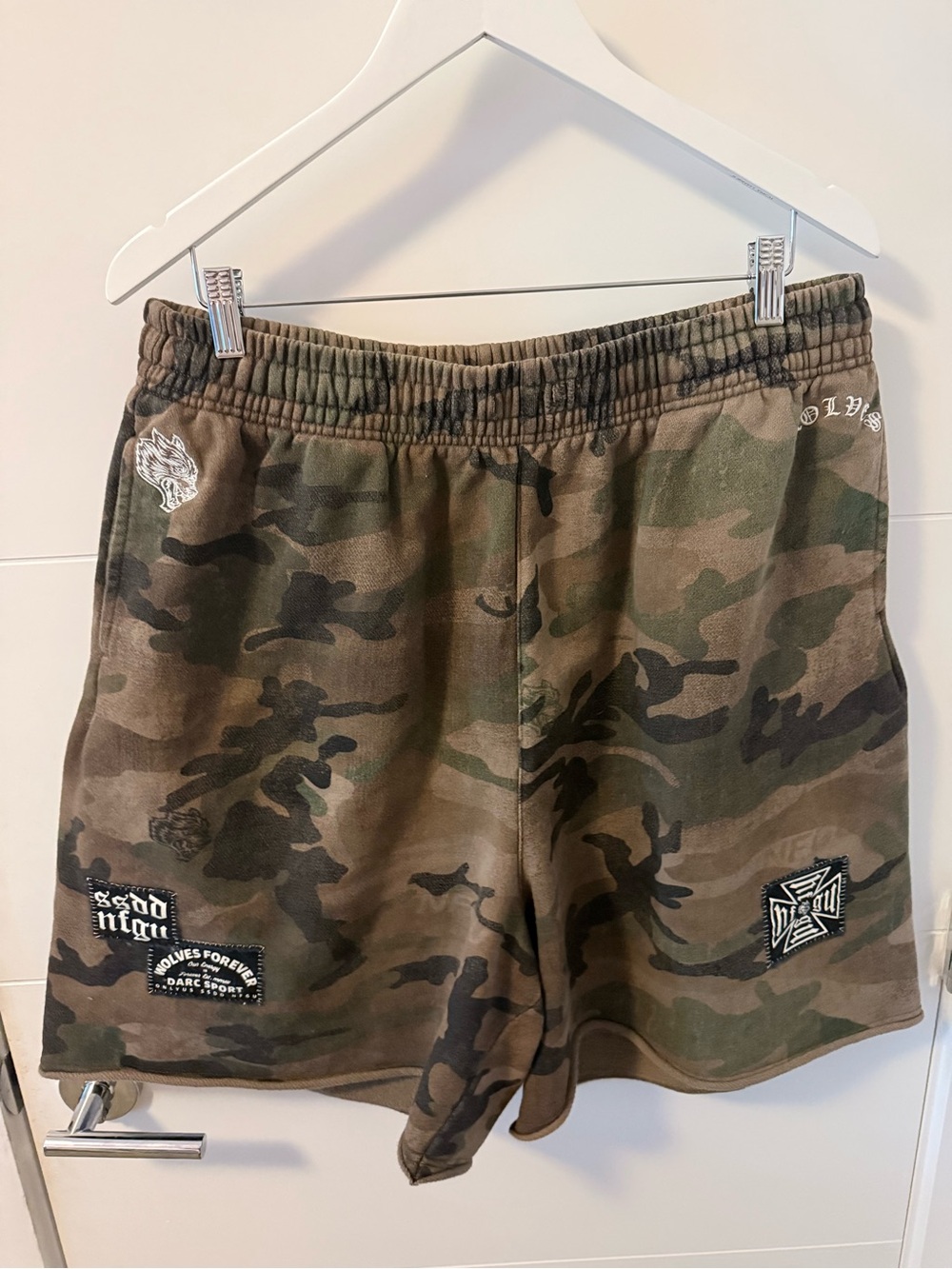 NWOT DarcSport Camo Sweat Shorts
